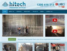 Tablet Screenshot of hitechindustrial.com.au